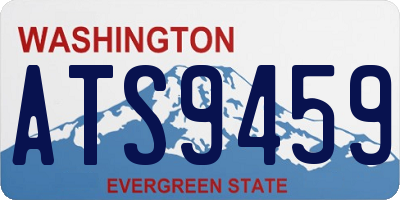 WA license plate ATS9459