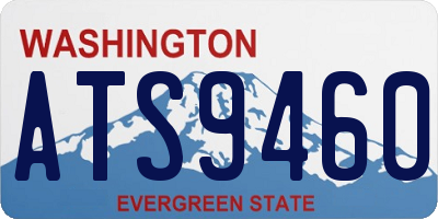 WA license plate ATS9460