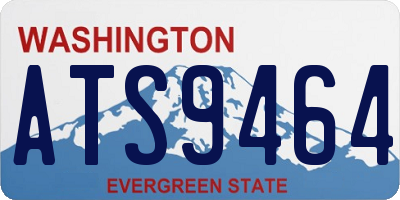WA license plate ATS9464