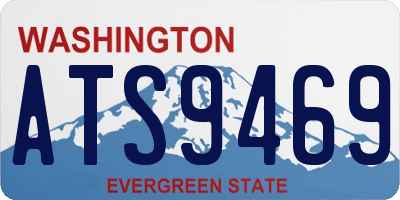 WA license plate ATS9469
