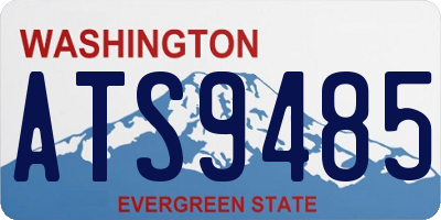 WA license plate ATS9485