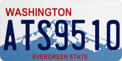 WA license plate ATS9510