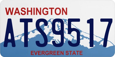 WA license plate ATS9517