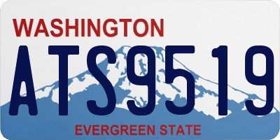 WA license plate ATS9519