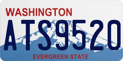 WA license plate ATS9520
