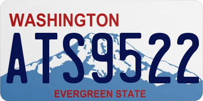 WA license plate ATS9522