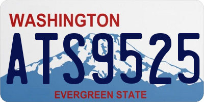 WA license plate ATS9525