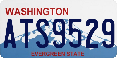 WA license plate ATS9529
