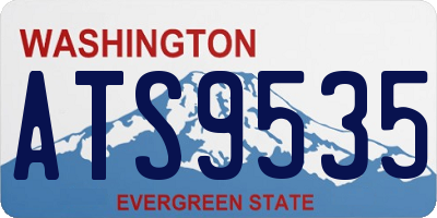 WA license plate ATS9535
