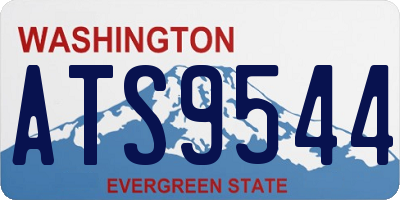 WA license plate ATS9544