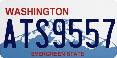 WA license plate ATS9557