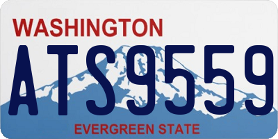WA license plate ATS9559