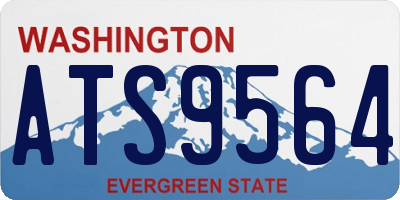 WA license plate ATS9564
