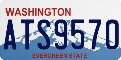 WA license plate ATS9570