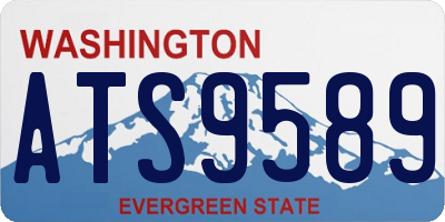WA license plate ATS9589