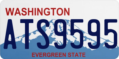 WA license plate ATS9595
