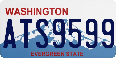 WA license plate ATS9599