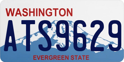 WA license plate ATS9629