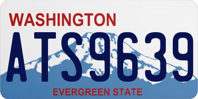 WA license plate ATS9639
