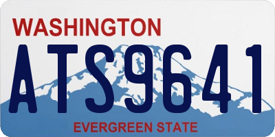 WA license plate ATS9641