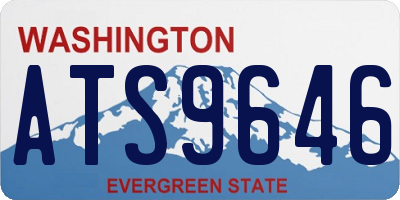 WA license plate ATS9646