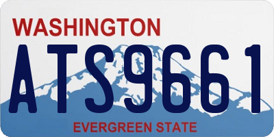 WA license plate ATS9661