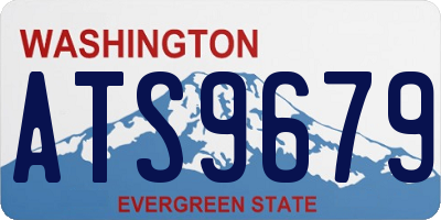 WA license plate ATS9679