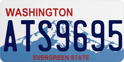 WA license plate ATS9695