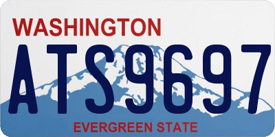 WA license plate ATS9697