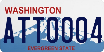 WA license plate ATT0004