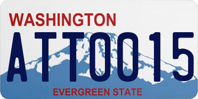 WA license plate ATT0015