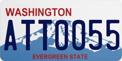 WA license plate ATT0055