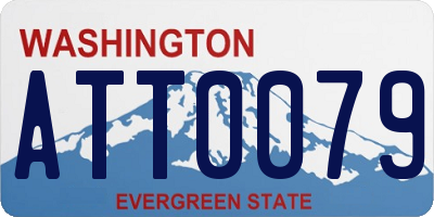 WA license plate ATT0079