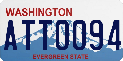 WA license plate ATT0094
