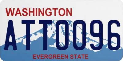 WA license plate ATT0096