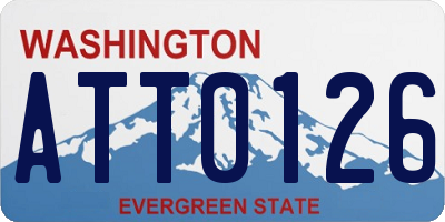 WA license plate ATT0126