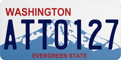 WA license plate ATT0127