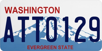 WA license plate ATT0129