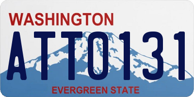 WA license plate ATT0131