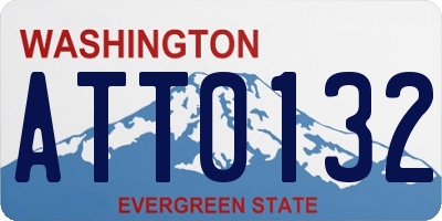 WA license plate ATT0132