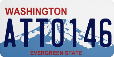 WA license plate ATT0146