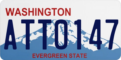 WA license plate ATT0147