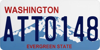 WA license plate ATT0148