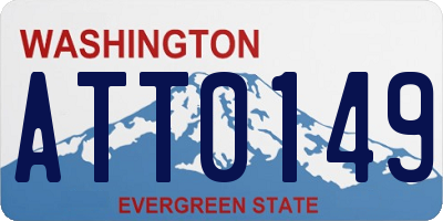 WA license plate ATT0149