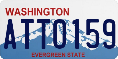 WA license plate ATT0159