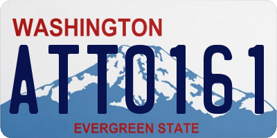 WA license plate ATT0161