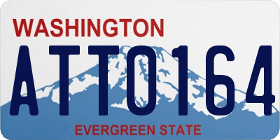 WA license plate ATT0164