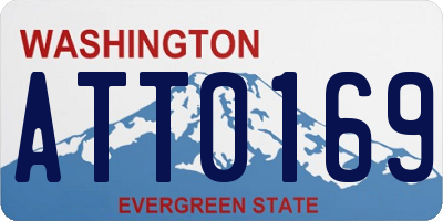 WA license plate ATT0169
