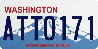 WA license plate ATT0171