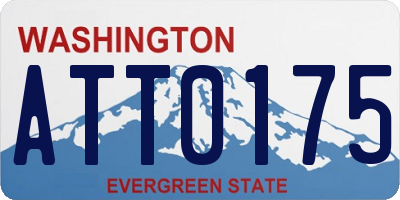 WA license plate ATT0175